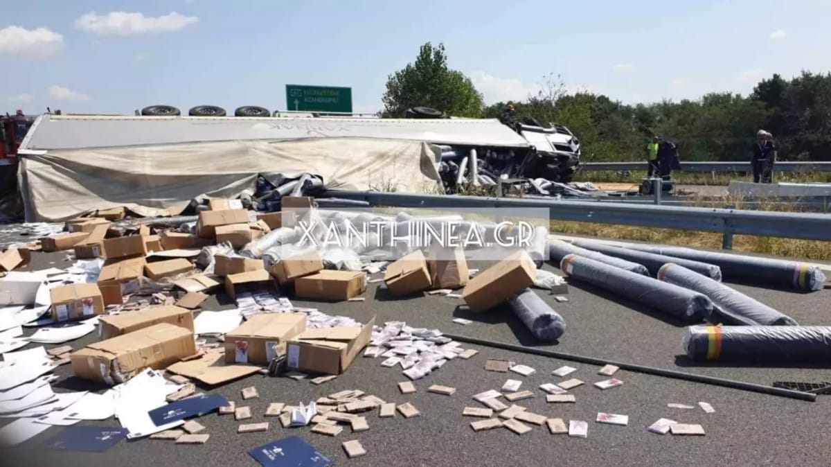 Τραγωδία στη Θράκη: Οδηγός καταπλακώθηκε από την νταλίκα του και σκοτώθηκε