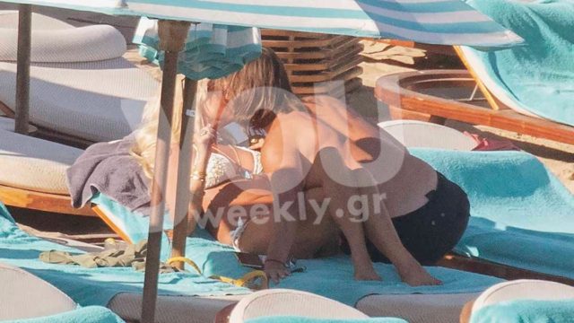 Ασυγκράτητοι Μαρίνα Πατούλη και Βλάσης Χολέβας: Τα «καυτά» φιλιά στη Μύκονο που επιβεβαιώνουν για πρώτη φορά τη σχέση τους!