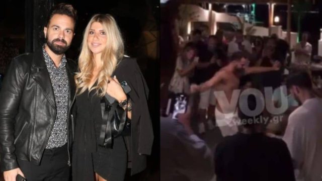 Αποκλειστικό: Τον χειροκροτούσε όλο το μαγαζί – Το βαρύ ζεϊμπέκικο του Ηλία Βρεττού στο πάρτι πριν τον γάμο του