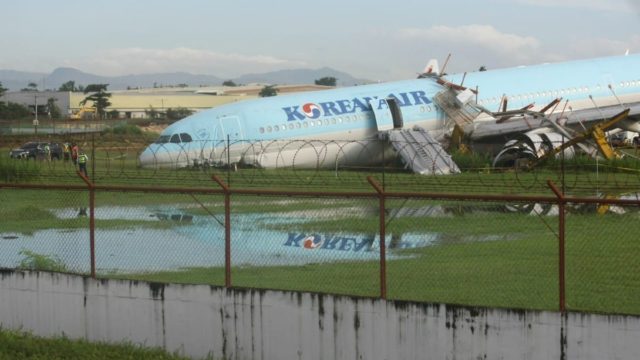 Φιλιππινές: Πρόσκρουση αεροσκάφους της Korean Air λόγω καιρικών συνθηκών