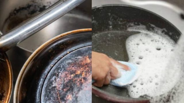 Αντικολλητικά σκεύη: Αυτός είναι ο έξυπνος τρόπος με μαγειρική σόδα και ένα υλικό για αστράφτουν από καθαριότητα