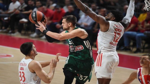 Ερυθρός Αστέρας – Παναθηναϊκός 75-77: Πείσμωσε στο Βελιγράδι και πέτυχε τεράστια νίκη για τη 2η αγωνιστική της EuroLeague