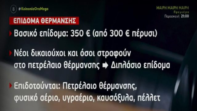 Πετρέλαιο θέρμανσης: Ξεκινά η διάθεσή του στις 15 Οκτωβρίου – Οι δικαιούχοι, τα κριτήρια και ο τρόπος αίτησης για το επίδομα (Video)