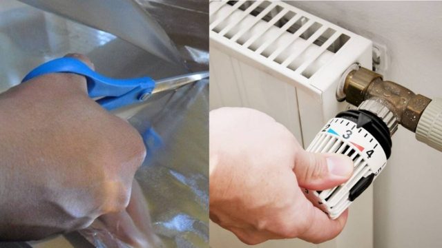 Μείναμε άφωνοι: Έκοψε ένα κομμάτι αλουμινόχαρτο και το τοποθέτησε ανάμεσα στο καλοριφέρ και στον τοίχο (video)