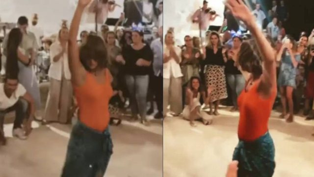 «Τα ‘σπασε» η Κλέλια Ανδριολάτου λίγο πριν από την πρεμιέρα του “Maestro”: Xόρεψε ζεϊμπέκικο σε πανηγύρι και αποθεώθηκε