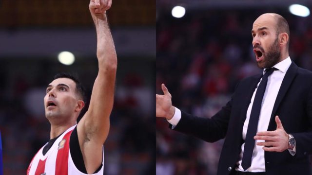 Basket League: «Σίφουνας» Ολυμπιακός στην επιστροφή του Βασίλη Σπανούλη στο ΣΕΦ με το… κοστούμι του Περιστερίου (video)