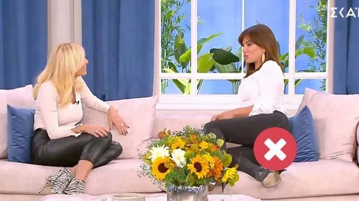 «Πάγωσαν» στον ΣΚΑΪ – Σκίστηκε στον… αέρα το παντελόνι της Ματσούκα (Vid)