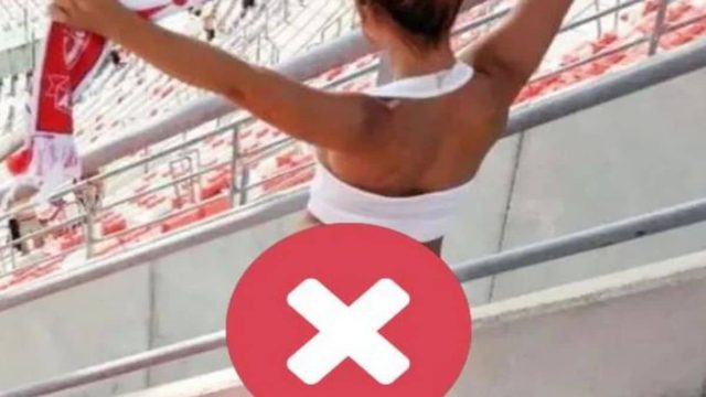 Σάλος με 21χρονη οπαδό – Μπαίνει στα γήπεδα και βγάζει ΦΩΤΟ χωρίς παντελόνι!