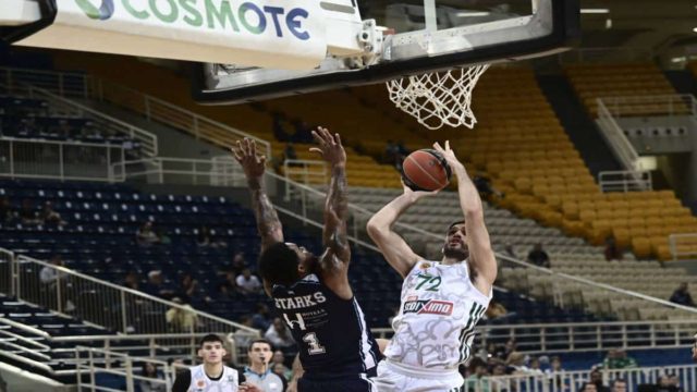 Παναθηναϊκός – Κολοσσός Ρόδου 77-67: Προβλημάτισε με την εμφάνισή του πριν την Παρτιζάν