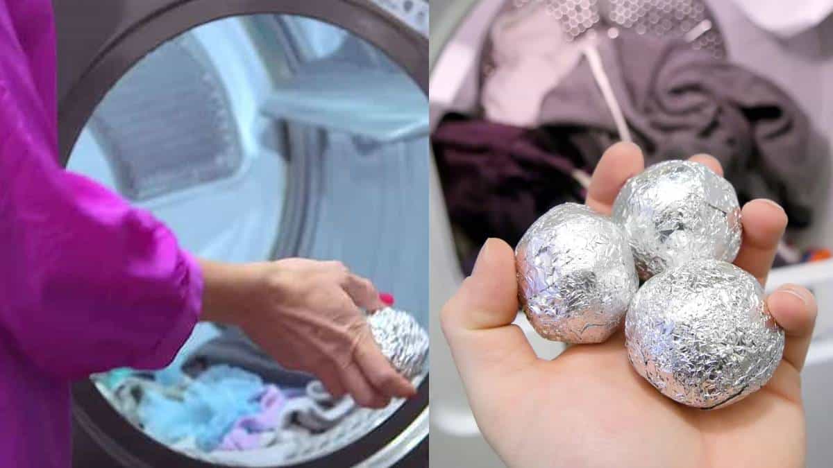 Πήρε μια μπάλα αλουμινόχαρτο και την πέταξε μέσα στο πλυντήριο ρούχων – Το αποτέλεσμα; Δεν έχετε δει πιο αστραφτερά ρούχα