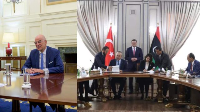 Άμεση απάντηση της Αθήνας για το παράνομο τουρκολιβυκό μνημόνιο: «Θα υπερασπιστούμε τα δικαιώματά μας με όλα τα μέσα» (video)
