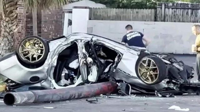 Κλεμμένη Maserati εκτοξεύεται στον αέρα με 200 χλμ – Ένας νεκρός και δυο τραυματίες
