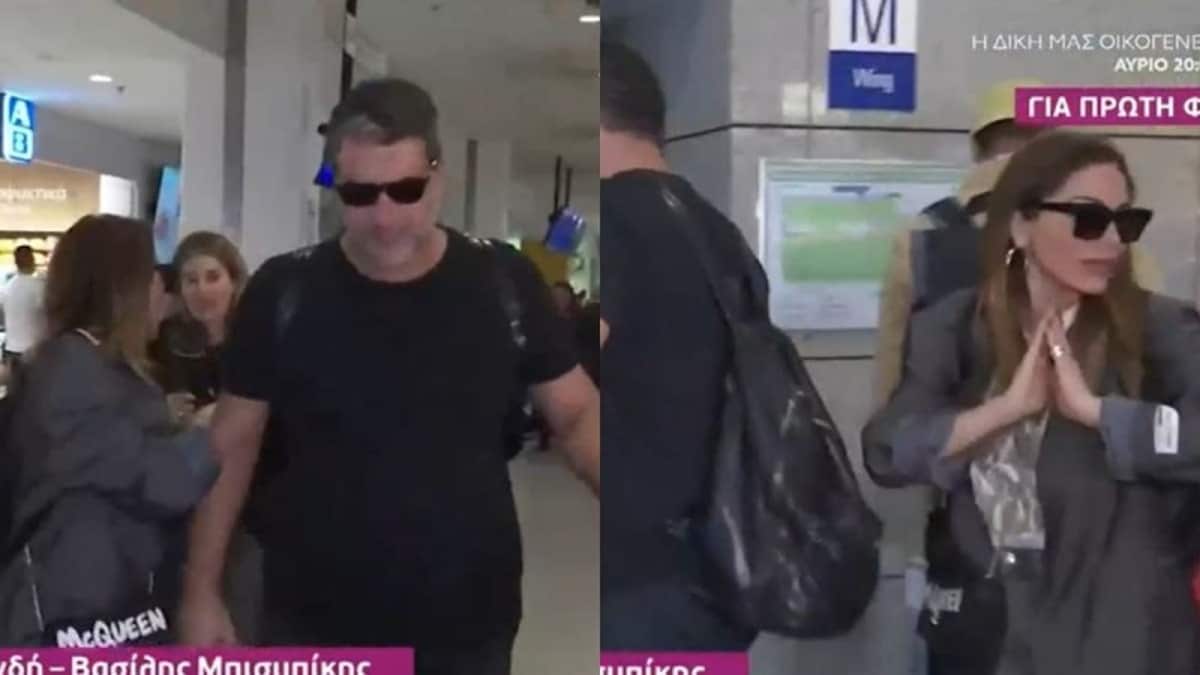 Έξω φρενών η Δέσποινα Βανδή στο αεροδρόμιο με τον Βασίλη Μπισμπίκη – «Ξέσπασμα» στους δημοσιογράφους