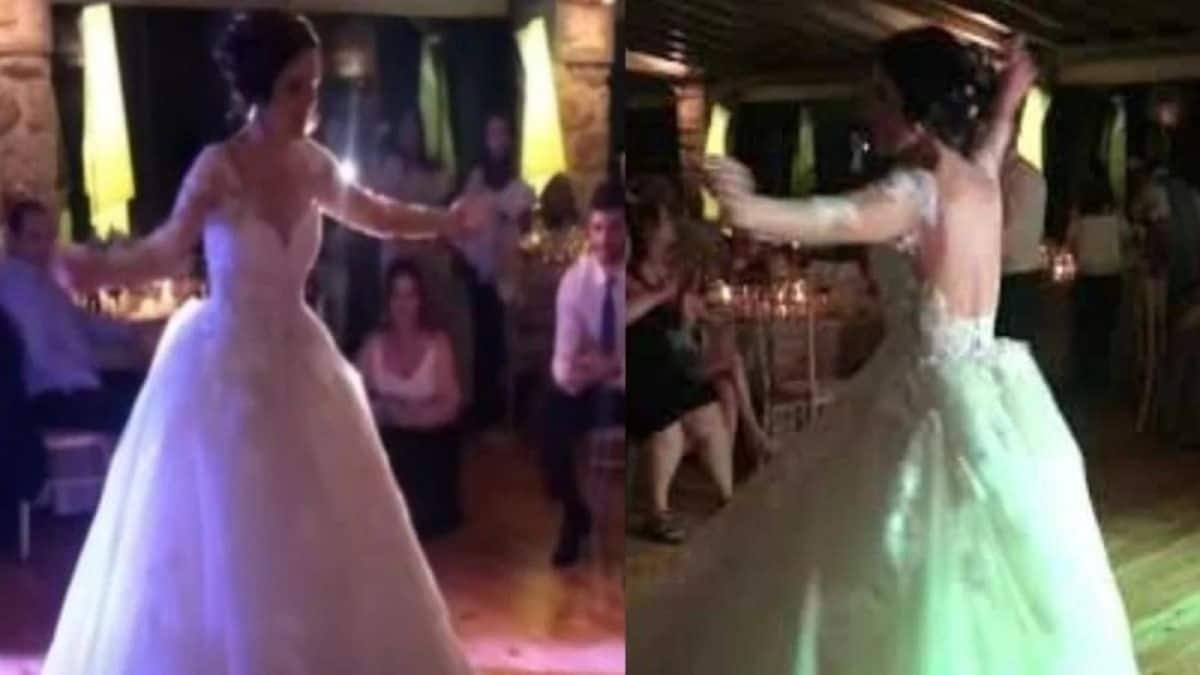 Το ζεϊμπέκικο της νύφης που έκανε τον γαμπρό να πέσει στα γόνατα – Έμειναν όλοι με το στόμα ανοιχτό