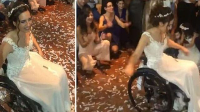 Το πιο μερακλίδικο ζεϊμπέκικο που έχετε δει: Ελληνίδα νύφη σε αναπηρικό αμαξίδιο «λύγισε» το διαδίκτυο με το χορό της (Video)