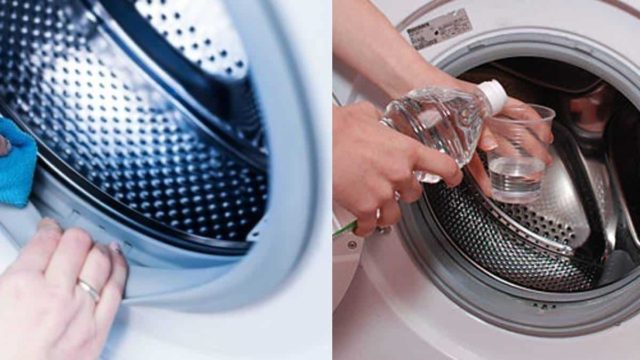 Πήρε και έριξε μαγειρική σόδα και λευκό ξύδι στο πλυντήριο ρούχων – Απίστευτο κολπάκι για να απαλλαγείτε από τη μούχλα
