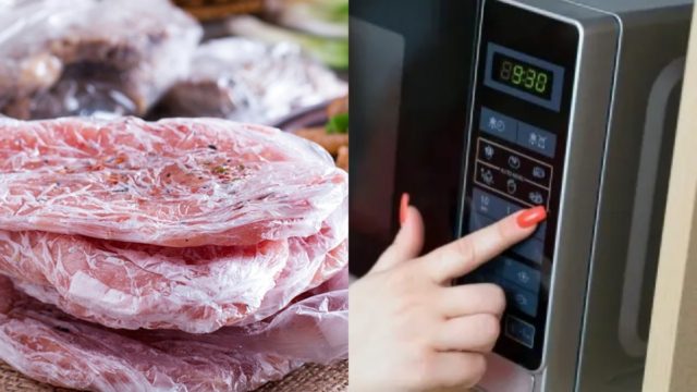 Ξεχάστε το φούρνο μικροκυμάτων: Αυτός είναι ο καλύτερος τρόπος για να ξεπαγώσετε το κρέας (video)