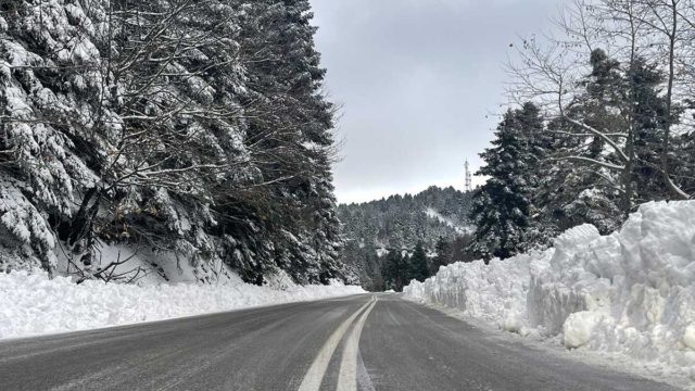 Ντύθηκε στα λευκά η Στερεά Ελλάδα – Έπεσαν τα πρώτα χιόνια σε Φθιώτιδα και Ευρυτανία