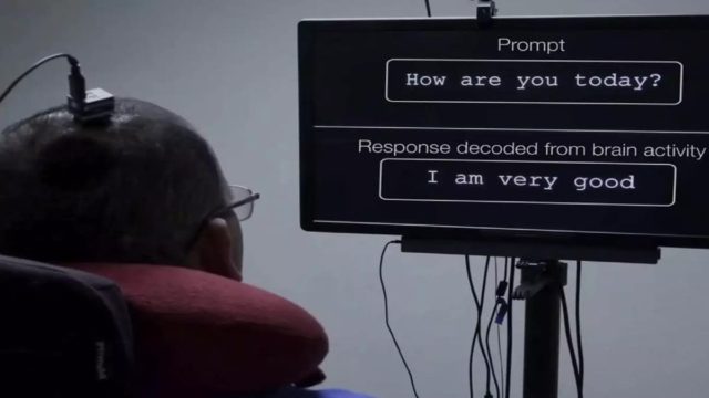 Τα καλά νέα της τεχνολογίας: Συσκευή αποκοδικοποιεί τον εγκέφαλο και κάνει διάλογο με άνθρωπο με παράλυση ομιλίας