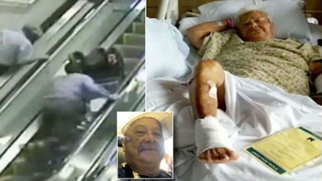 75χρονη γιαγιά σε αναπηρική καρέκλα πέφτει από τις κυλιόμενες σκάλες – Η συνέχεια είναι τραγική (Video)
