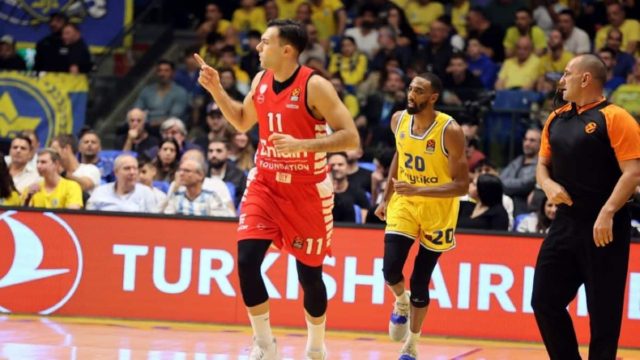 Euroleague: Στραβοπάτημα για Ολυμπιακό στο Ισραήλ κόντρα στη Μακάμπι! Πάλευε μόνος του ο Λαρεντζάκης – Μοιραίος ο Βεζένκοφ