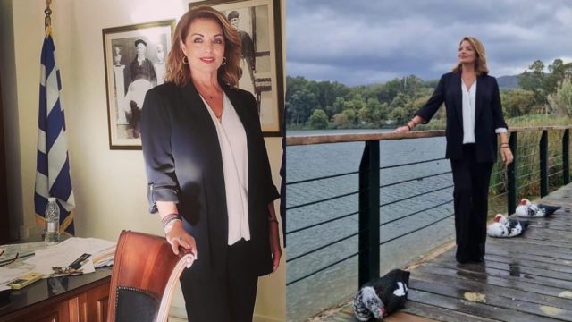 16 μήνες μετά το θάνατο του Τόλη Βοσκόπουλου: Η μεγάλη αλλαγή στη ζωή της Άντζελας Γκερέκου που προσέξαμε στη «Γη της Ελιάς»