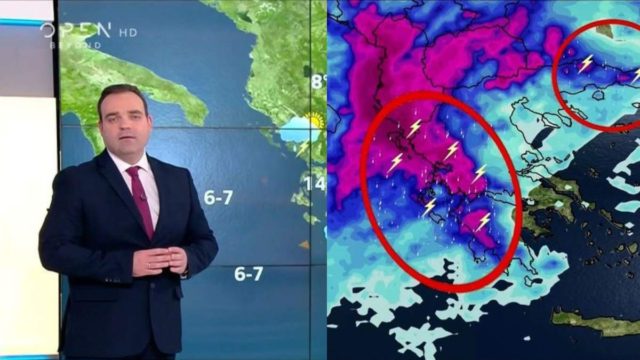 «Χτυπά με ιδιαίτερη σφοδρότητα…»: Κόλαφος ο Κλέαρχος Μαρουσάκης για την ένταση της κακοκαιρίας