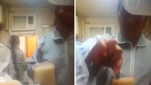 Η απόλυτη αηδία: Κρυφή κάμερα κατέγραψε τι έκανε η οικιακή βοηθός πριν σερβίρει τα αφεντικά της
