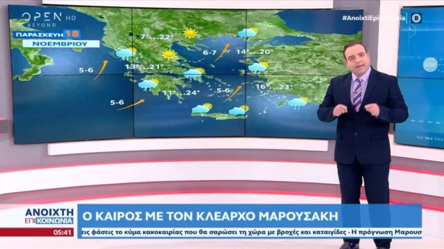 Κραυγή αγωνίας του Κλέαρχου Μαρουσάκη: «Η κατάσταση γίνεται πολύ βαριά από…»