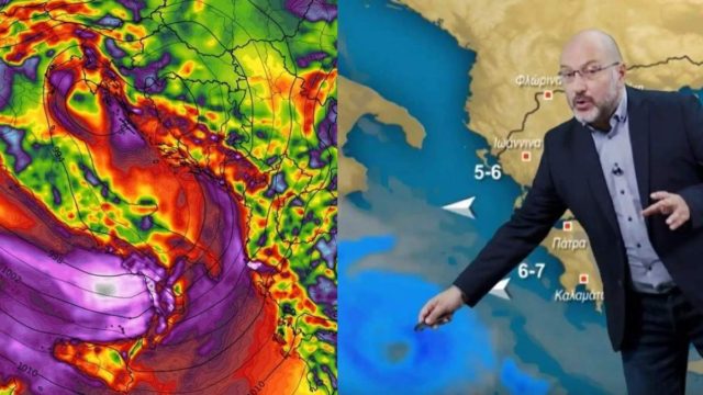 «Μετεωρολογική βόμβα στην Ιταλία, “σκάει” στο Ιόνιο» – Ολική ανατροπή από τον Σάκη Αρναούτογλου!