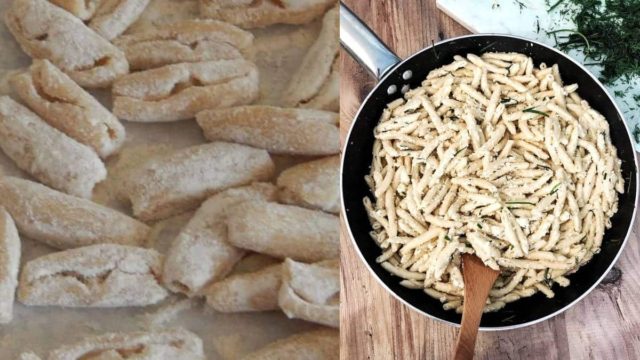 Σκιουφιχτά με καμμένο λάδι & μυζήθρα – Τα πιο μυρωδάτα μακαρόνια