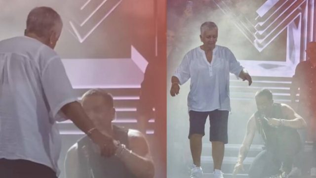 Ζεϊμπέκικο με τα όλα του: O Γιώργος Μαζωνάκης έπεσε “στα πατώματα” για χάρη της μάνας του (Video)