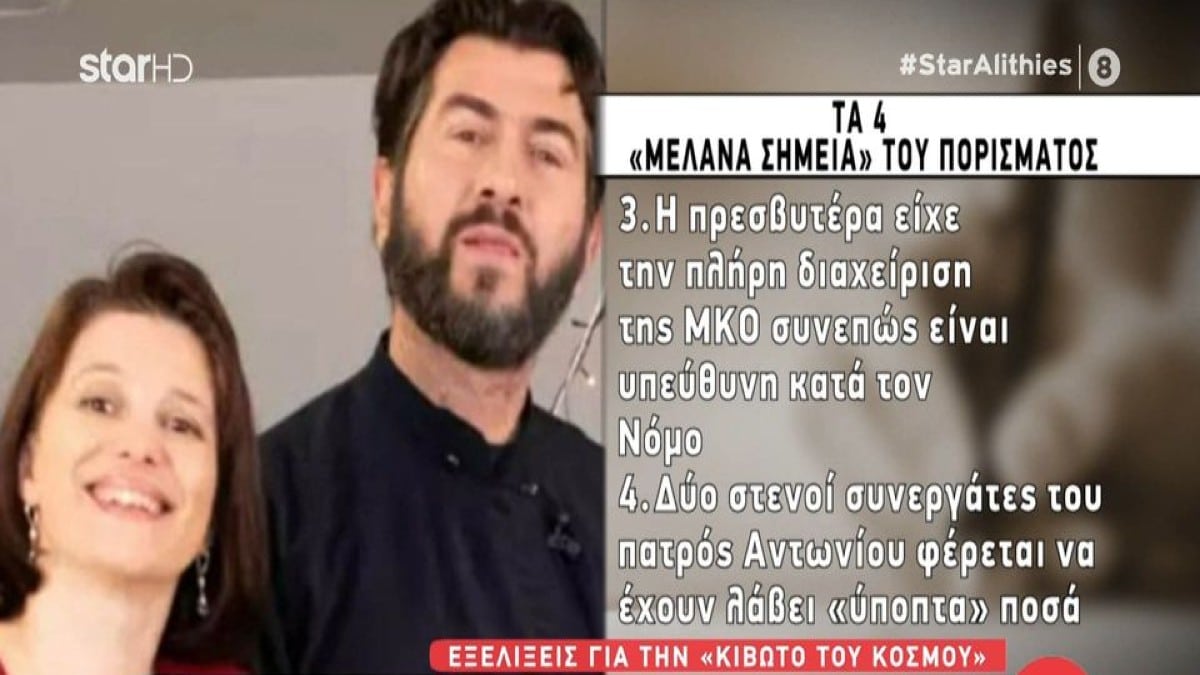 Κιβωτός του Κόσμου: Τα 4 “μελανά” σημεία του πορίσματος για τη ΜΚΟ – Τι έδειξαν οι έλεγχοι (Video)