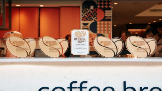 Τιμητική Διάκριση και τέσσερα Gold Βραβεία για τα Καφεκοπτεία Λουμίδη στα Coffee Business Awards 2022