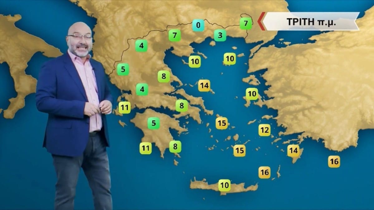 «Βαριά» καμπάνα του Σάκη Αρναούτογλου: «Ριπές τυφώνα στην χώρα, ο άνεμος έφτασε τα…»
