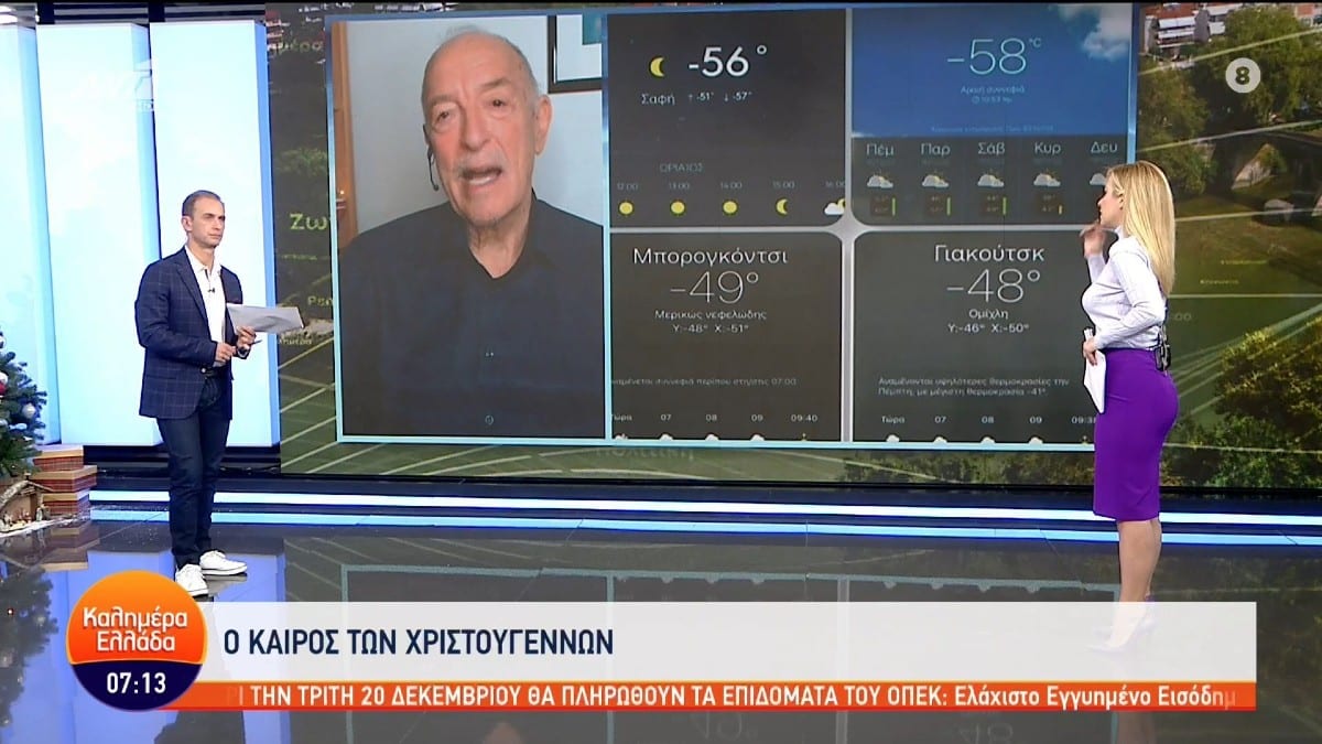 Το ξεκαθάρισε για τα Χριστούγεννα ο Τάσος Αρνιακός: «Προς το παρόν δε βλέπουμε για τις γιορτές να έρχεται…»