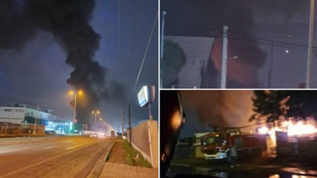 Φωτιά σε εργοστάσιο στον Ασπρόπυργο: Μήνυμα από το 112 για επικίνδυνους καπνούς – «Κλείστε πόρτες και παράθυρα» (photo-video)