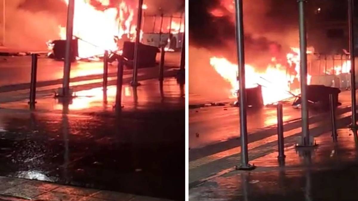 Βραδιά τρόμου στο Μενίδι: Πυρπόλησαν λεωφορείο του ΟΑΣΑ (Video)