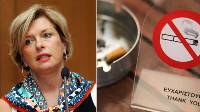 Έριξε τα βέλη της η Μίνα Γκάγκα: «Ο αντικαπνιστικός νόμος έχει ατονίσει – Πρέπει να εφαρμόζεται παντού» (Video)