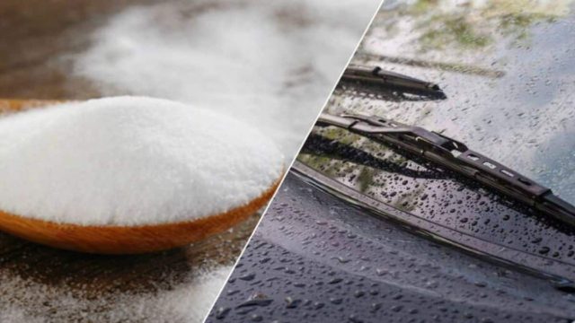 Έριξε μαγειρική σόδα στους υαλοκαθαριστήρες. Ο λόγος; Θα σας συναρπάσει!