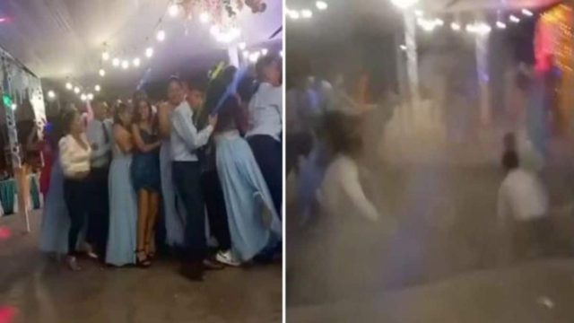 Ατύχημα σε σχολική γιορτή: Κατέρρευσε πίστα και «κατάπιε» 25 μαθητές (video)