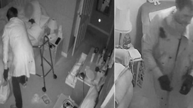 Βίντεο ντροπής από κρυφή κάμερα – Δείτε τι κάνει ληστής στην κακόμοιρη γιαγιά που κοιμάται