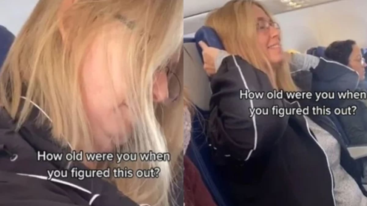 Γυναίκα έγινε viral στο TikTok όταν ανακάλυψε το μεγάλο “μυστικό” των αεροπλάνων