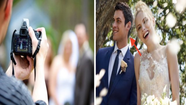 Γαμπρός και νύφη κάνουν μια φωτογράφιση γάμου – Αλλά τότε ο φωτογράφος παρατηρεί κάτι περίεργο