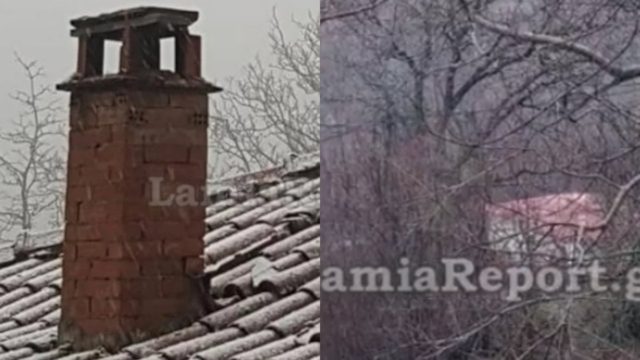 Κακοκαιρία: Ξεκίνησαν τα χιόνια στα ορεινά χωριά της Φθιώτιδας (video)