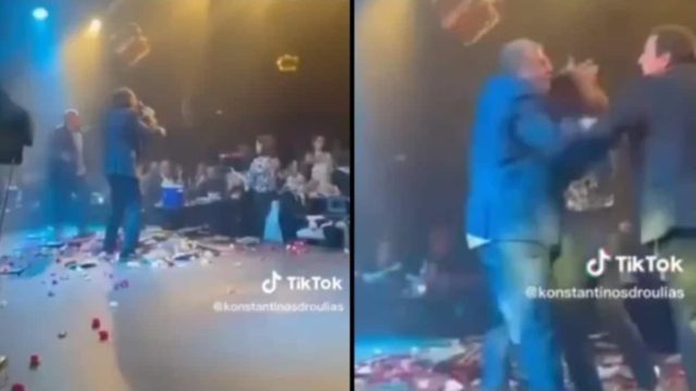 «Μπελάδες» για τον Αντύπα: Θαμώνας ανέβηκε στην πίστα και χτύπησε τον τραγουδιστή (Video)