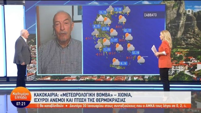 Ολική αλλαγή στον καιρό από τον Τάσο Αρνιακό: «Μετά το Σαββατοκύριακο περιμένουμε μέχρι και στην Πάρνηθα…»