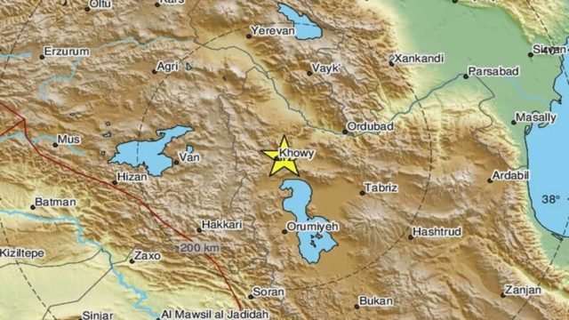 Σεισμός στα σύνορα Τουρκίας-Ιράν – 5,9 Ρίχτερ η σεισμική δόνηση