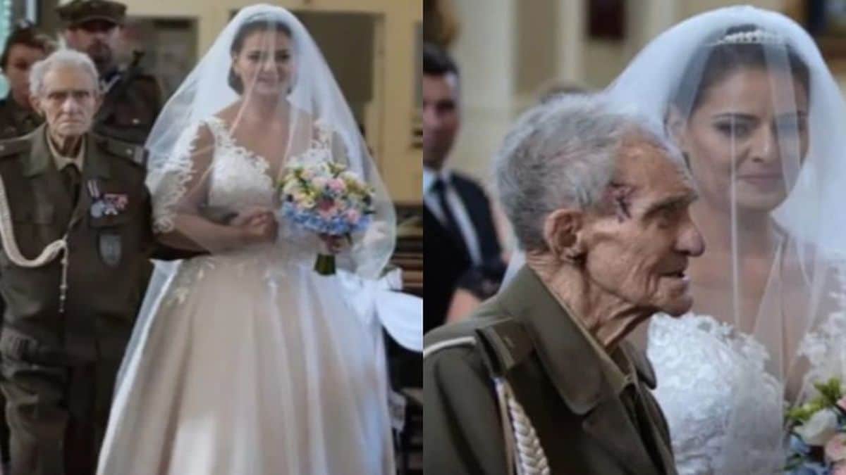 94χρονος παππούς συνοδεύει την εγγονή του στον γάμο της – Λίγο αργότερα η κοπέλα μένει άφωνη όταν…