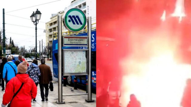 Τρόμος στο Σύνταγμα: Ακροδεξιοί μπήκαν με ρόπαλα στο μετρό – Επεισόδια με δυνάμεις των ΜΑΤ